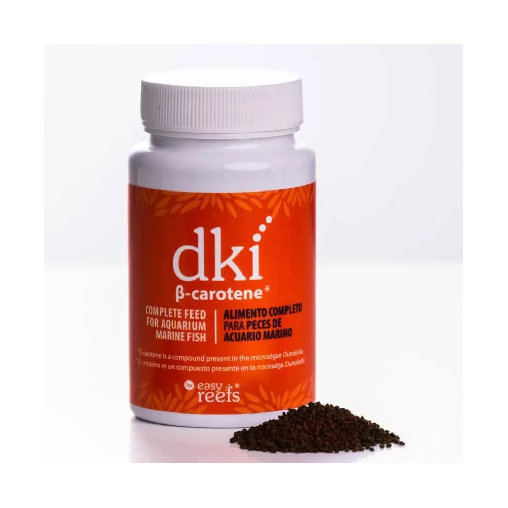 Easy Reefs DKI Betacarotene - Pellet Esaltatori di Colore 50g - Nutrizione Ottimale per Pesci