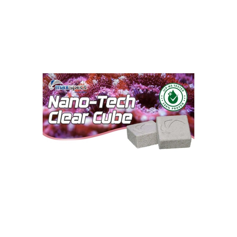 Maxspect Nano-Tech Clear Cube 8 pcs, chiarificatore acqua avanzato per acquari.