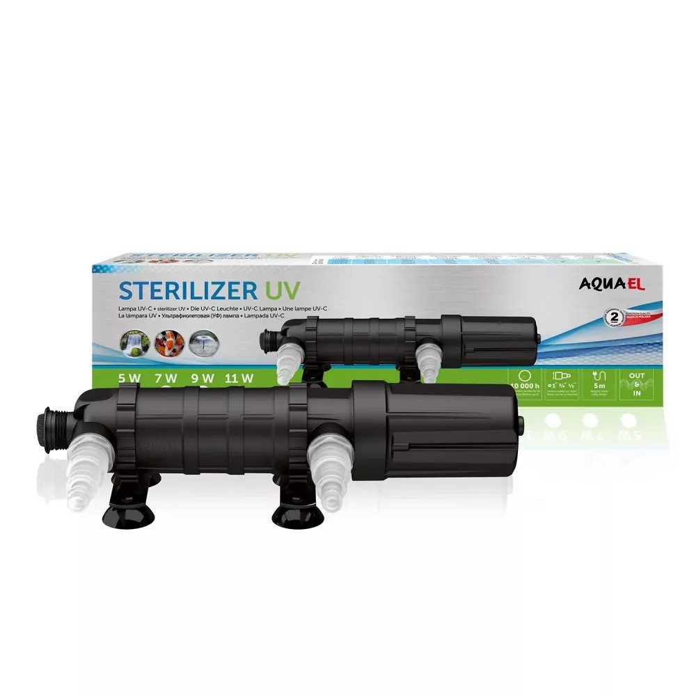 Aquael Lampada Sterilizzatrice UV PS-9W 2.0 - Soluzione efficace per un acquario pulito