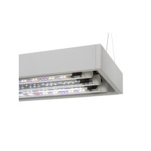 Aquael ULTRA SCAPE 90 SNOW SET - Acquario Dolce con Supporto e Plafoniera