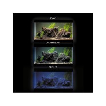 Aquael ULTRA SCAPE 90 SNOW SET - Acquario Dolce con Supporto e Plafoniera