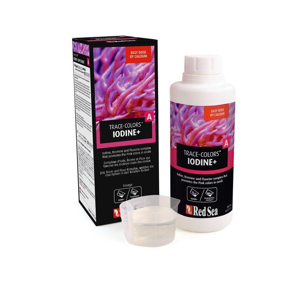 Integratore Iodio Red Sea - Trace Color A per Acquario Marino 500ml - Salute Ottimale