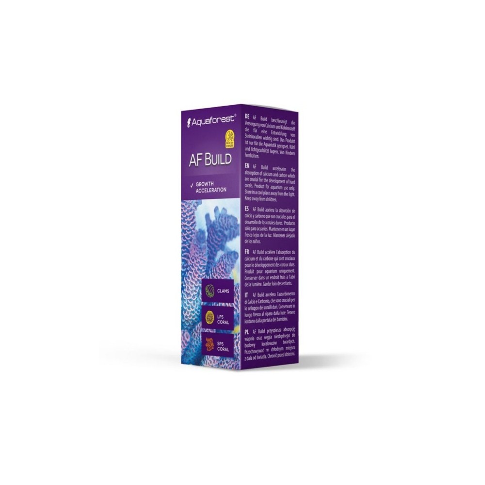 Aquaforest AF Build - Integratore per Coralli Duri, Accelera Assorbimento di Calcio - 10ml