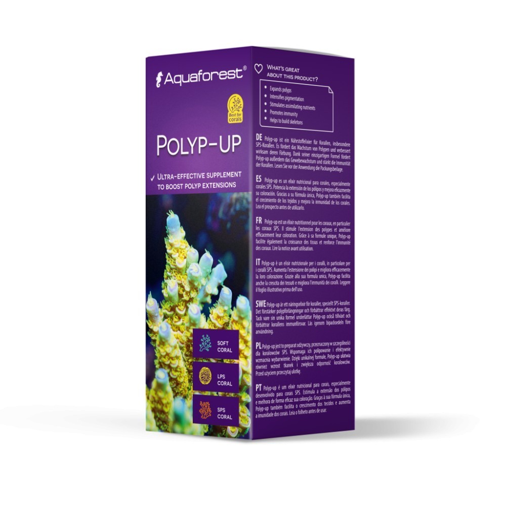 Aquaforest Polyp Up: Integratore Alimentare Liquido per Coralli 50ml - Nutri i tuoi Coralli