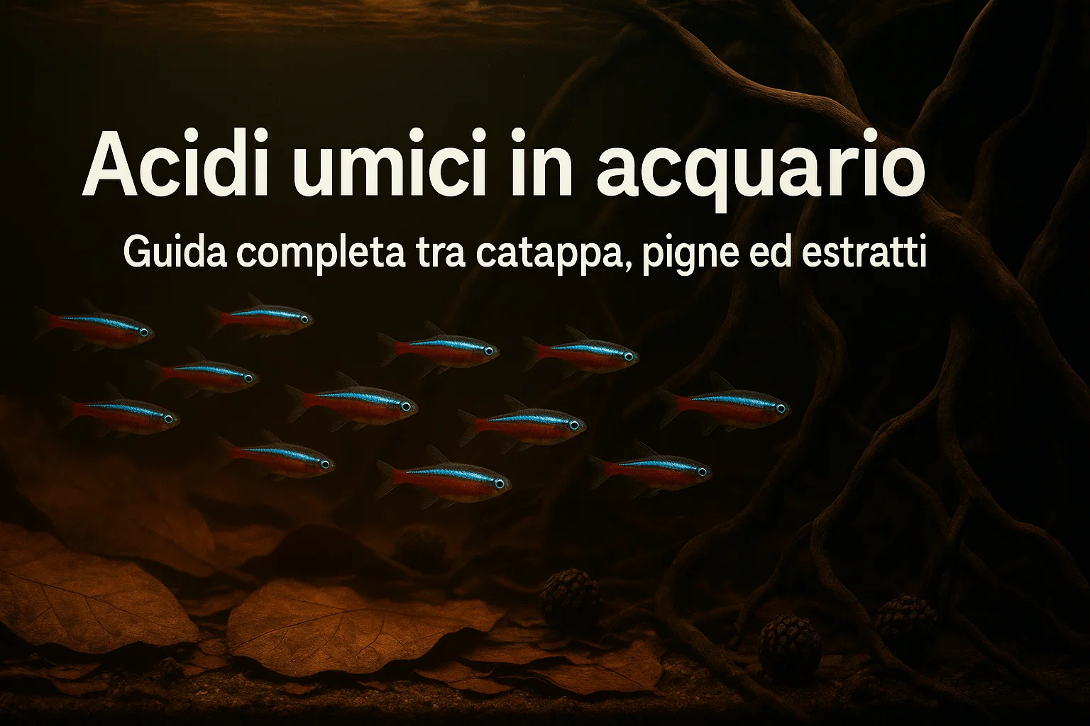 Acidi umici in acquario