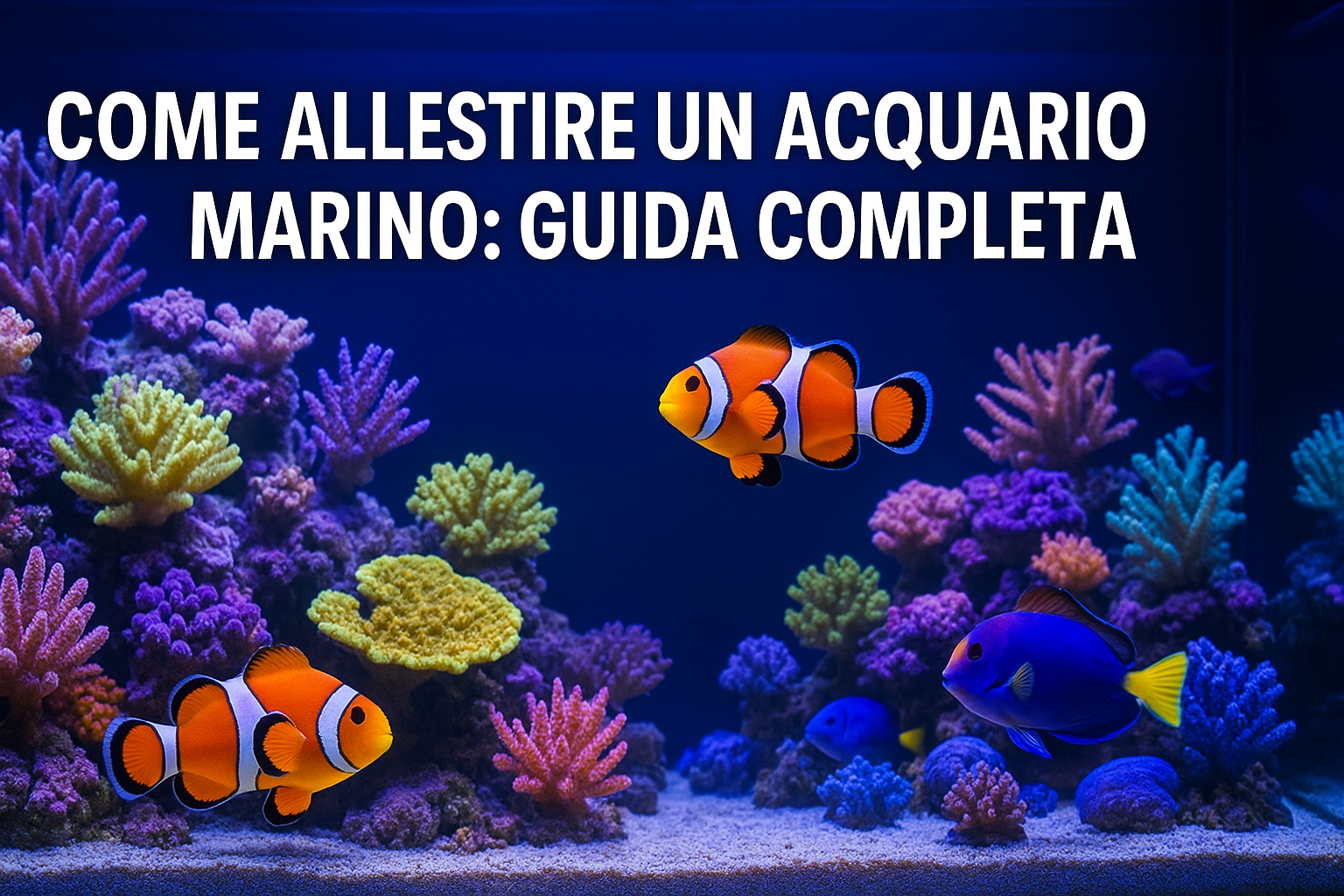 Come allestire un acquario marino