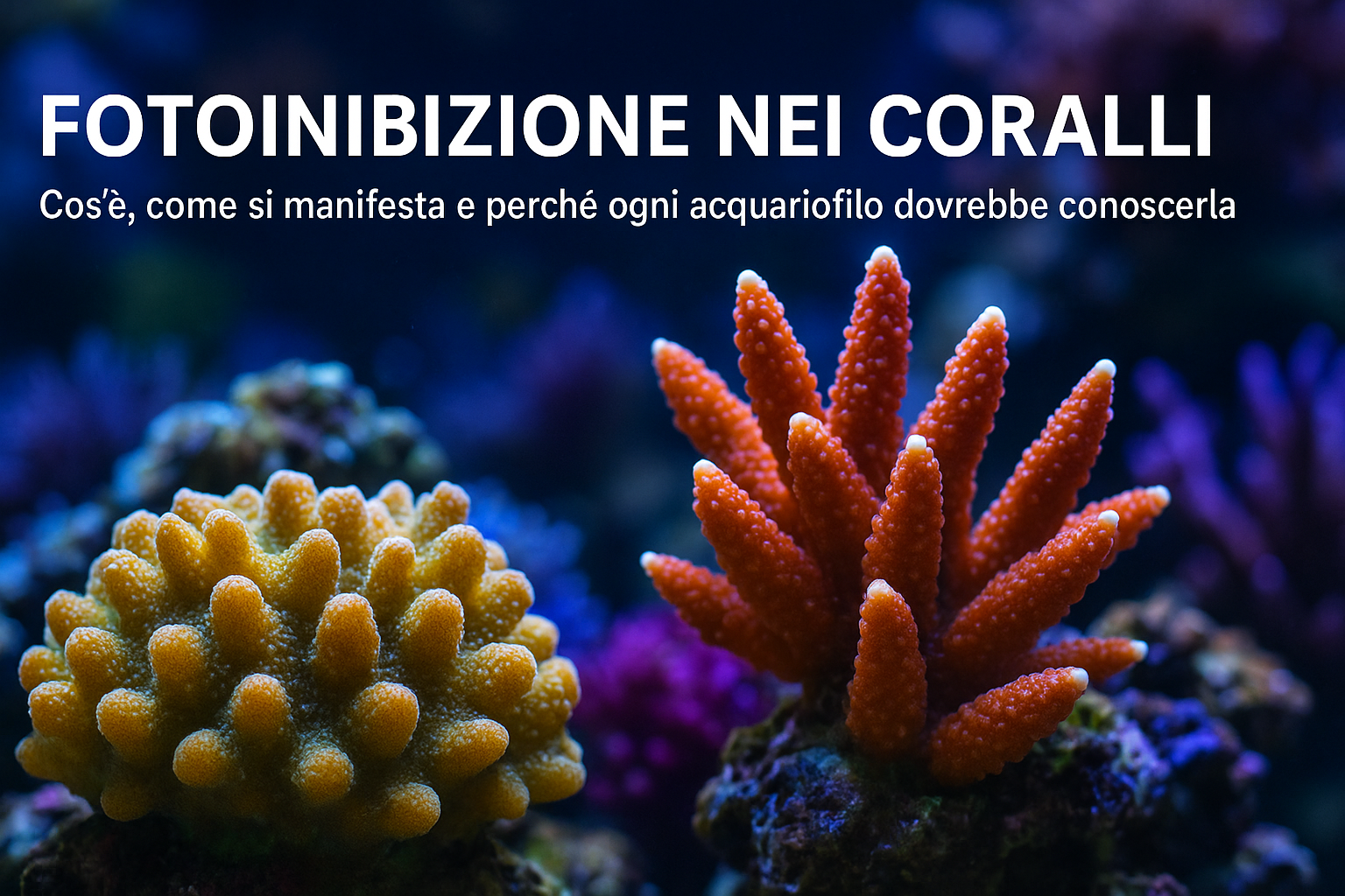 Fotoinibizione nei coralli