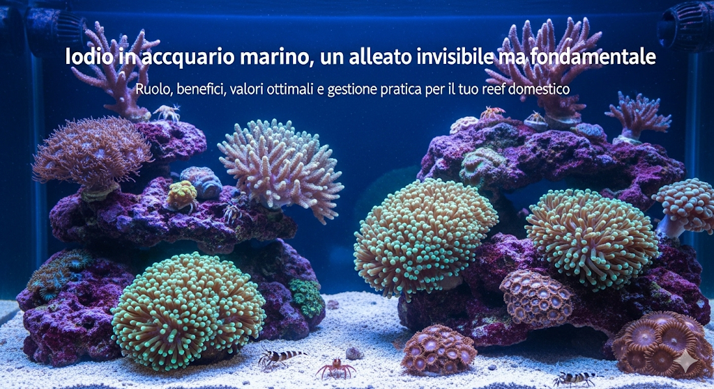 Iodio in acquario marino