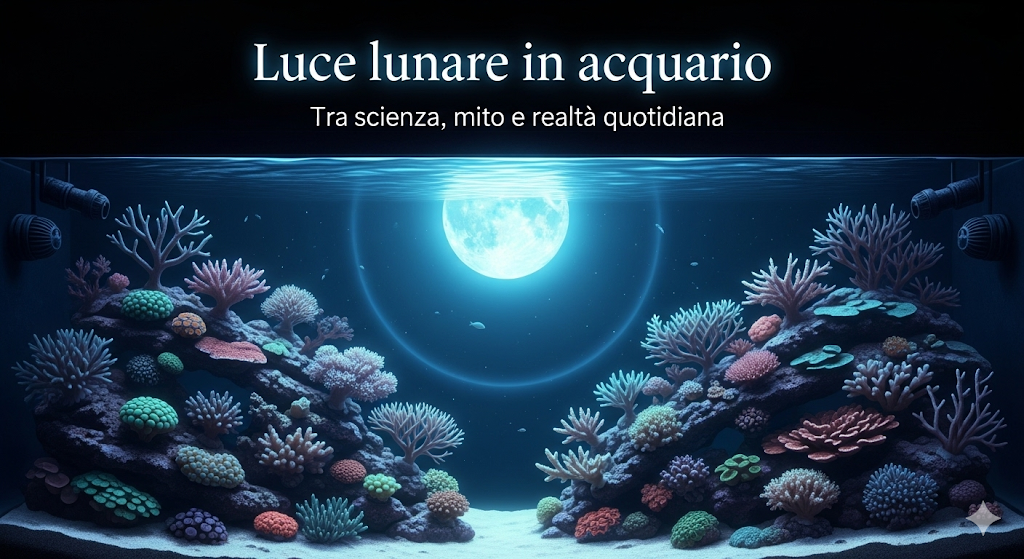 Luce lunare in acquario