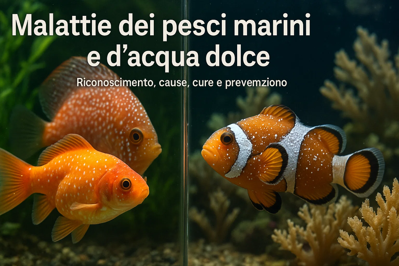 Malattie dei pesci marini e d'acqua dolce