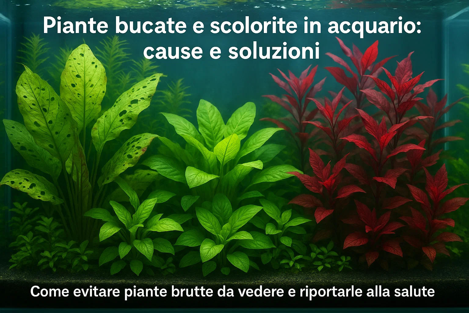 Piante acquario dolce