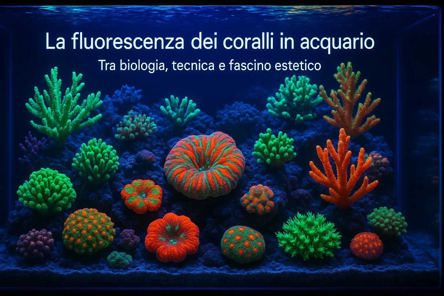 Fluorescenza coralli