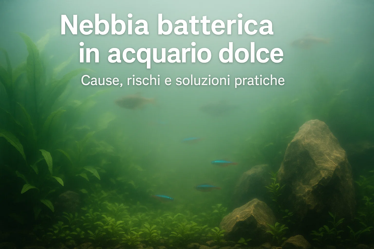 Nebbia batterica acquario