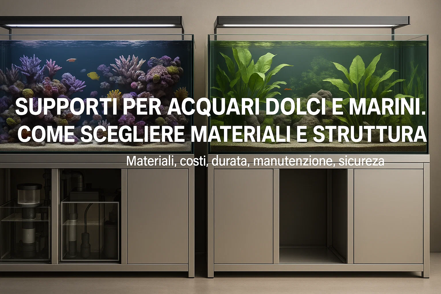 Supporto acquario